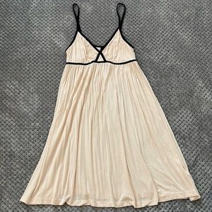 Peach babydoll dress